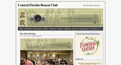 Desktop Screenshot of centralfloridabonsaiclub.com